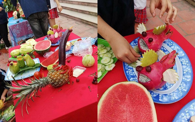 Hết Pikalong, những hình thú khó hiểu biến hóa từ hoa quả được 'trọng dụng' trong hội trại 26/3 Ảnh 2