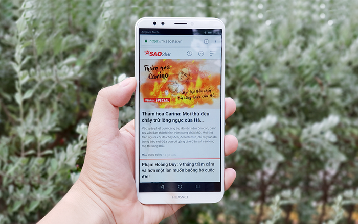 Trên tay nhanh Huawei Y7 Pro 2018: Thiết kế đẹp với màn hình tràn viền và camera kép Ảnh 2