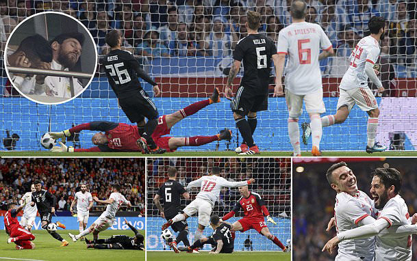 Messi có hành động lạ trong ngày Argentina bị Tây Ban Nha 'hạ nhục' Ảnh 2