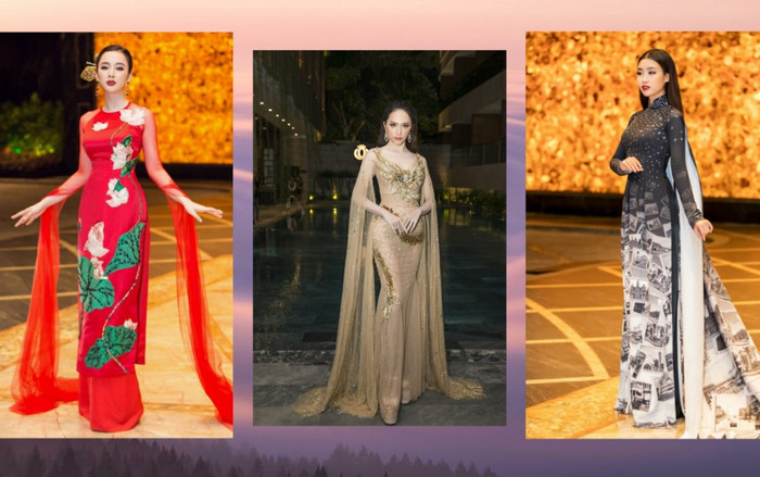 Đỗ Mỹ Linh diện áo dài 10 mét, Hương Giang Idol mặc lại váy cũ vẫn ung dung dẫn đầu top sao đẹp Ảnh 2