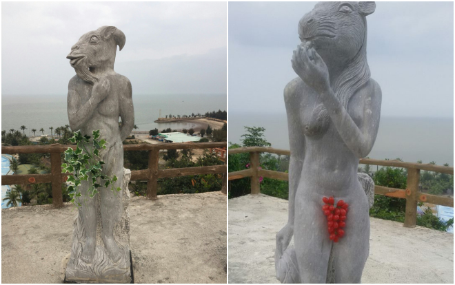 Giám đốc khu du lịch Hòn Dấu: 'Tượng 12 con giáp được treo biển cấm trẻ em dưới 18 tuổi’ Ảnh 2