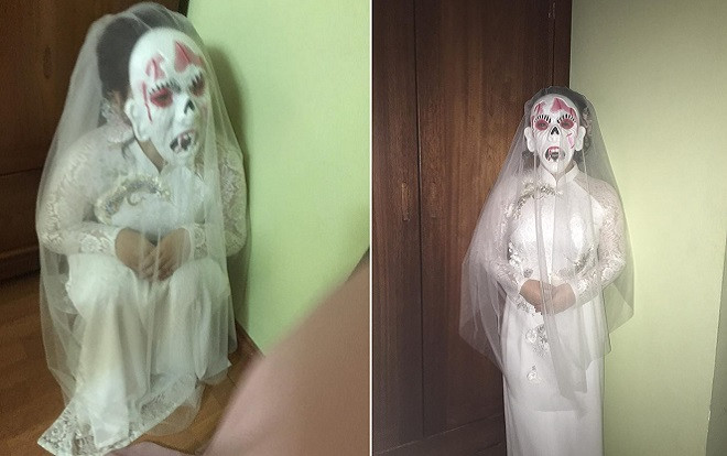 Đêm tân hôn, cô dâu bỗng nhiên mang 'mặt nạ quái vật' bước vào khiến chú rể hết hồn! Ảnh 2