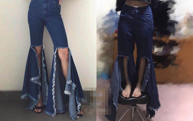 Cũng diện quần ống leo như ai nhưng chân đâu có dài như mẫu mà đòi đẹp Ảnh 2