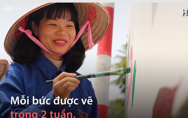 Thanh niên Hà Nội hoàn thành hơn 30 đường bích họa Ảnh 2