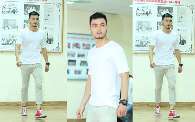 Thạc sĩ tài chính 27 tuổi cao gần 1m9 gây chú ý buổi training Siêu mẫu VN 2018 Ảnh 2