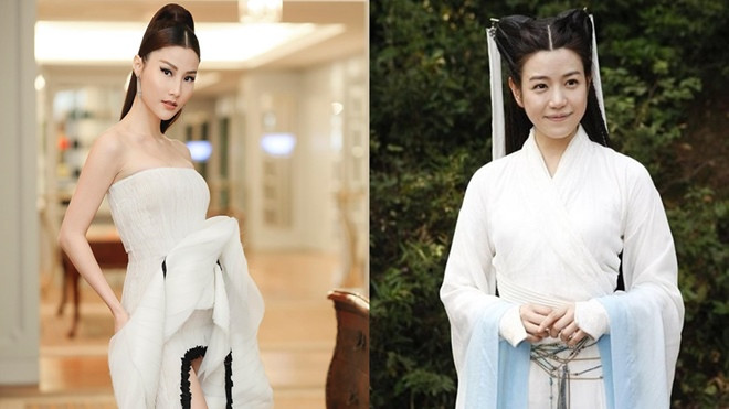 Diễm My 9X 'hóa thân' thành Tiểu Long Nữ với mái tóc đuôi ngựa cột cao chẻ ngôi giữa Ảnh 2