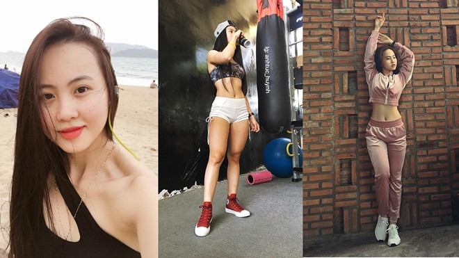 Hotgirl phòng gym sở hữu thân hình nóng bỏng, da trắng như em bé chỉ dùng mỹ phẩm nội địa 50k Ảnh 2