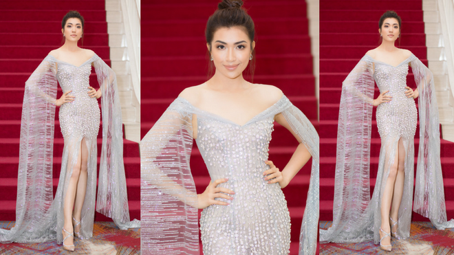 Á hậu Lệ Hằng diện đầm xuyên thấu 'nửa kín nửa hở' vẫn kém nổi bật giữa dàn người đẹp Vbiz Ảnh 2