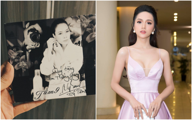 Hương Giang 'phát điên' khi được Mỹ Tâm tặng đĩa: Hoa hậu thì cũng là fangirl thôi! Ảnh 2