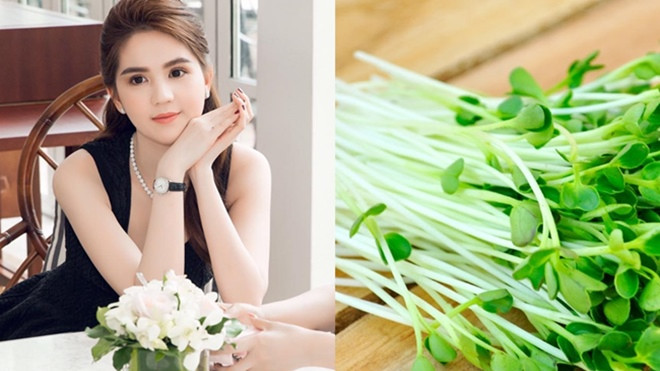 Ngọc Trinh đẹp 'từ đầu đến chân' chỉ nhờ vài bó rau mầm mỗi ngày Ảnh 2
