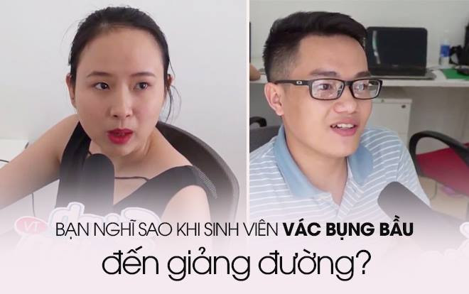 Hỏi nhanh nói thật - Bạn có ủng hộ chuyện nữ sinh 'vác' bụng bầu đến giảng đường? Ảnh 2