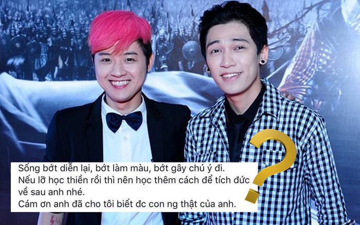 Tronie ám chỉ Thanh Duy: 'Nếu học thiền rồi thì nên học thêm cách tích đức'? Ảnh 2