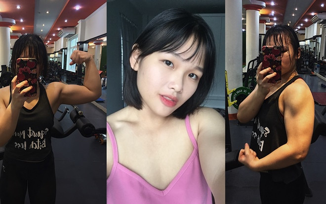 'Búp bê lực sĩ' 17 tuổi sở hữu cơ bắp cuồn cuộn với mức tạ 110 kg khiến nhiều người choáng váng Ảnh 2