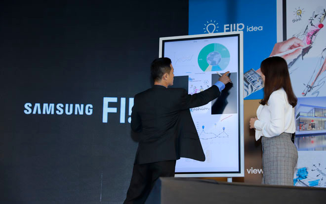 Samsung ra mắt bảng tương tác thông minh Samsung Flip WM55H tại Việt Nam Ảnh 2