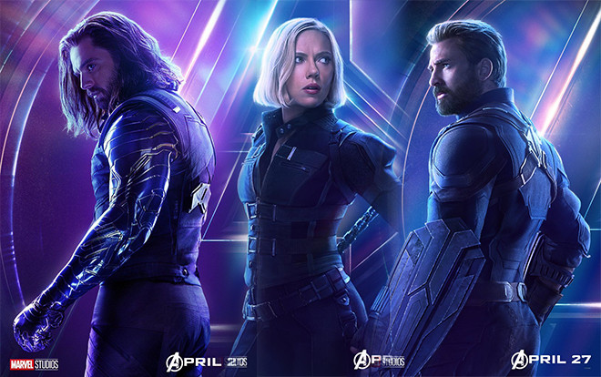 Fan dành hết sự chú ý cho… mông của Captain America và Bucky trong poster 'Infinity War' Ảnh 2