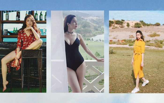 Diệp Lâm Anh nhập hội mỹ nữ khoe thân với áo tắm, Trương Quỳnh Anh diện váy vàng màu nắng đón hè Ảnh 2