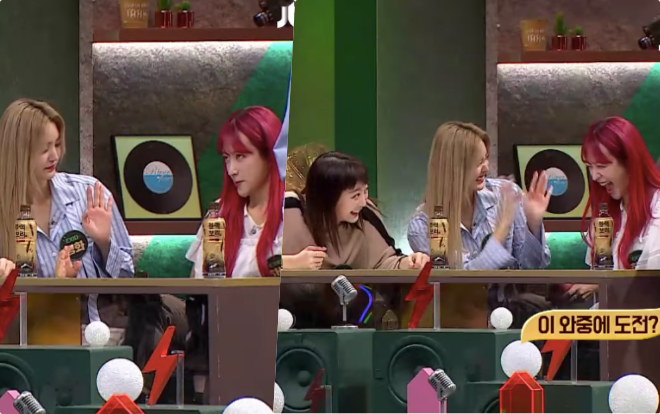 Chỉ có thể là EXID: Bẻ táo thôi vẫn xứng đáng 1000 điểm giải trí Ảnh 2