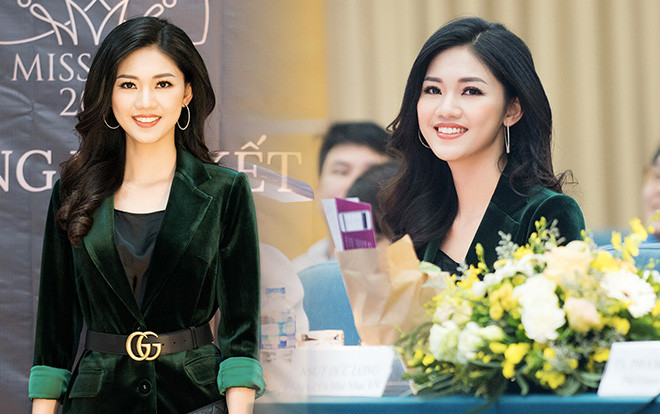 Á hậu Thanh Tú rạng rỡ, trưởng thành xuất hiện trên 'ghế nóng' sau 2 năm đương nhiệm Ảnh 2