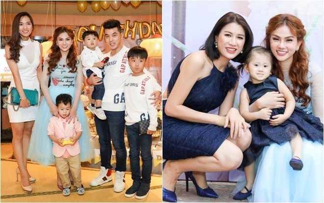 Gia đình Ưng Hoàng Phúc, Trang Trần 'quậy' hết cỡ tại tiệc sinh nhật con trai Thu Thủy Ảnh 2