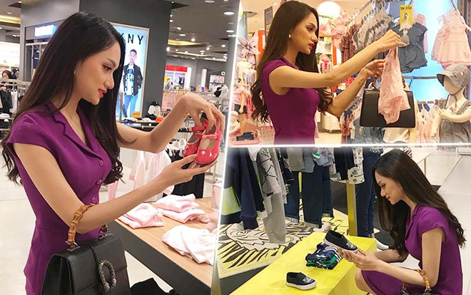 Âm thầm mua đồ trẻ em tại Thái Lan, hoa hậu Hương Giang sắp nhận con nuôi? Ảnh 2