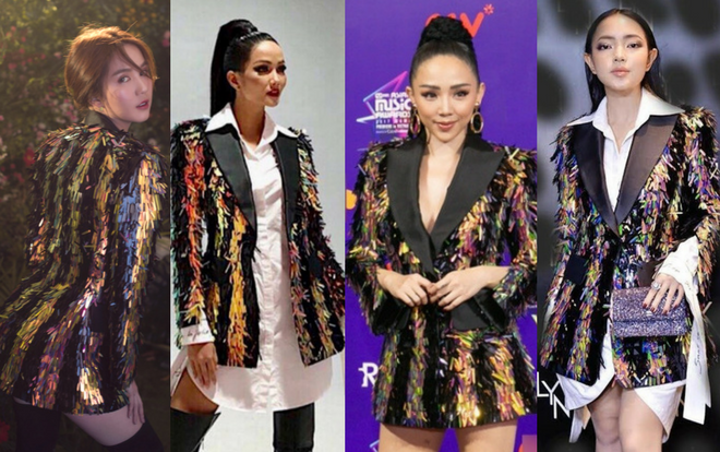 Ngọc Trinh tung bộ ảnh mới nhưng hóa ra toàn mặc 'đồ cũ' từ năm ngoái của Tóc Tiên, Lan Khuê, H'Hen Niê Ảnh 2