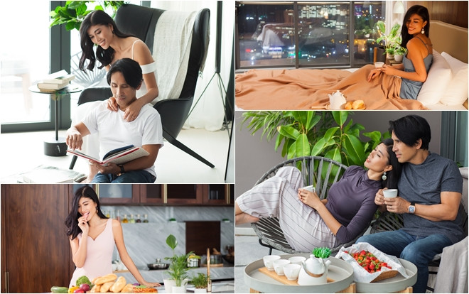 Khám phá tổ ấm bình yên của vợ chồng Trang Lạ bên trong căn Penthouse triệu đô Ảnh 2