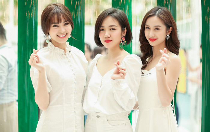 Bộ ba Lan Ngọc - Jun Vũ - Phương Ly đọ sắc 'một chín một mười' tại sự kiện Ảnh 2