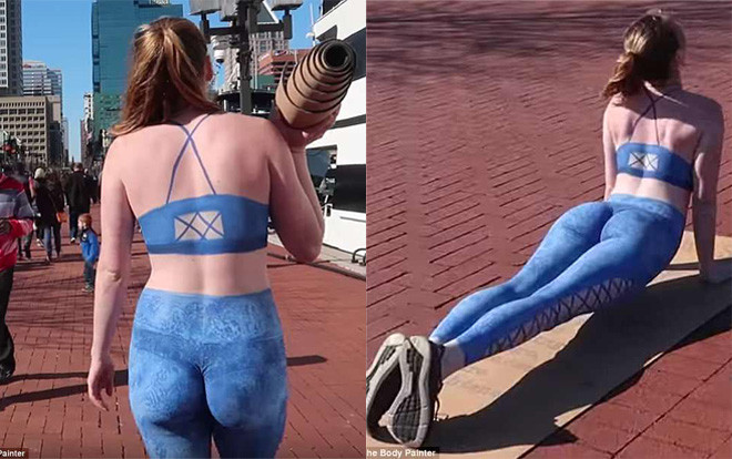 Cô gái khỏa thân tập yoga giữa chốn đông người mà không ai biết Ảnh 2