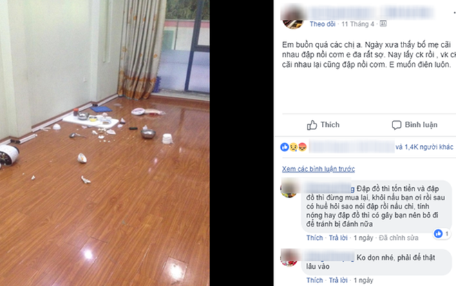 Tranh cãi gay gắt chuyện 'chồng chê vợ nấu ăn dở liền đập vỡ nồi cơm, vợ ném phăng cái bát để dằn mặt' Ảnh 2