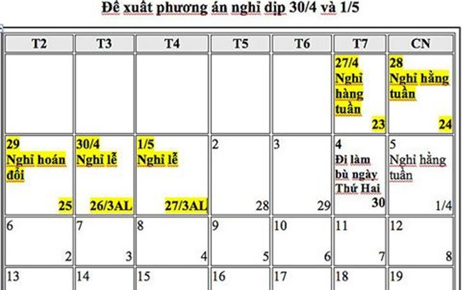 Lấy ý kiến về phương án nghỉ Tết Nguyên đán 2019 kéo dài 9 ngày Ảnh 2