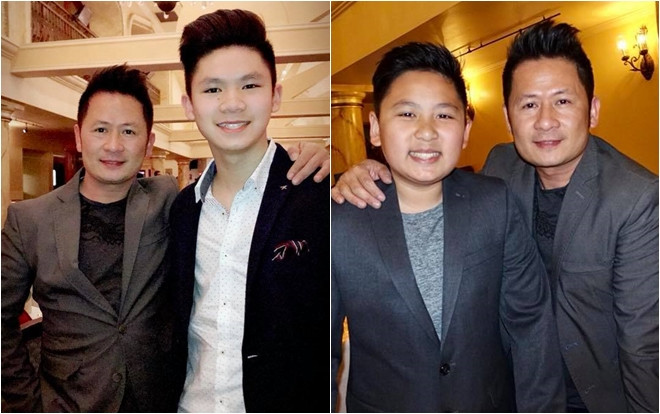 Bằng Kiều hào hứng khoe ảnh các con: 'Nhà chả có gì ngoài trai đẹp' Ảnh 2