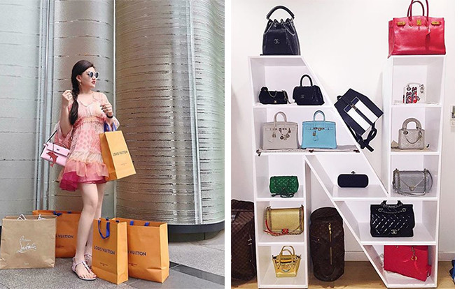 Phòng chứa quần áo đẹp như tiệm của các tiểu thư hội con nhà giàu Việt Ảnh 2