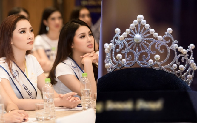 Cận cảnh vương miện gần 2 tỷ đồng của Hoa hậu Biển Việt Nam Toàn cầu 2018 Ảnh 2