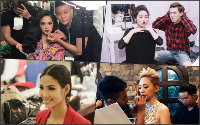 Hậu trường trang điểm của mỹ nhân Việt: người khí chất ngời ngời, người 'lầy lội' nhắng nhít Ảnh 2