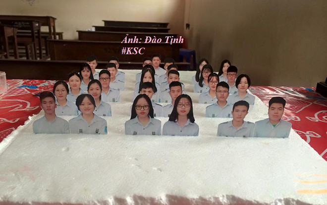 Ngồi làm hồ sơ thi THPT Quốc gia sĩ tử còn tranh thủ cắt dán ảnh thẻ thành sơ đồ 3D mạ mị khiến dân mạng sửng sốt Ảnh 2