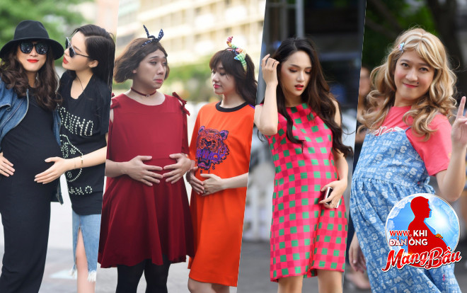Trường Giang, Trấn Thành, Hứa Vĩ Văn hoá bà bầu, đại náo phố đi bộ trong ngày ghi hình Manbirth 2018 Ảnh 2