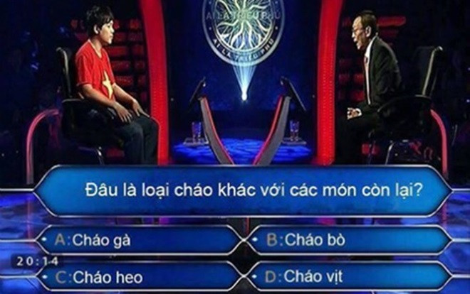 Câu hỏi 'Ai là triệu phú' khiến dân tình cãi nhau ỏm tỏi: Đâu là loại cháo khác với các món còn lại? Ảnh 2