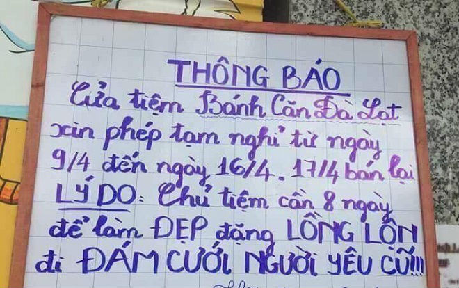 Gặp anh chủ đóng cửa quán ăn 8 ngày để 'làm đẹp đặng lồng lộn đi đám cưới người yêu cũ' Ảnh 2