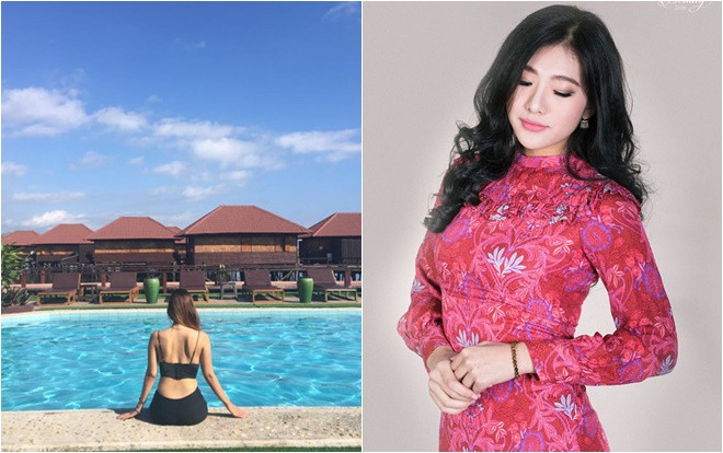 Tân hoa khôi Học viện Báo chí & Tuyên truyền khiến dân mạng xôn xao vì sở hữu vòng ba 1m Ảnh 2