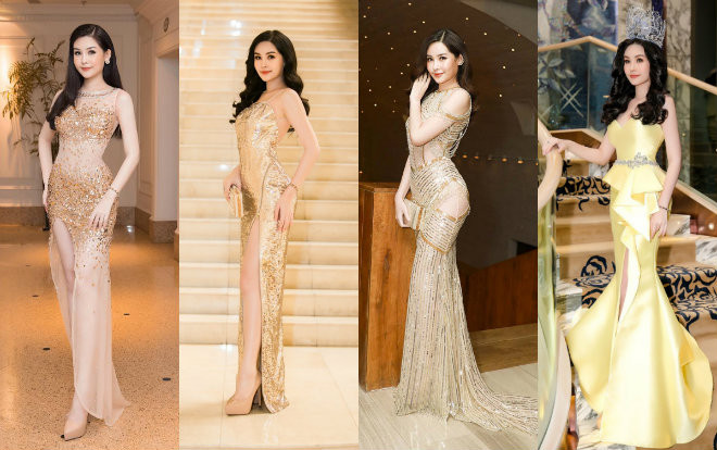 Nửa năm sau đăng quang, Hoa hậu Đại dương Ngân Anh chính thức gia nhập hội 'Nữ hoàng thảm đỏ' của Vbiz Ảnh 2