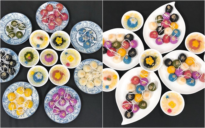 Mâm cỗ Tết Hàn thực đẹp khó cưỡng của chị em công sở Ảnh 2