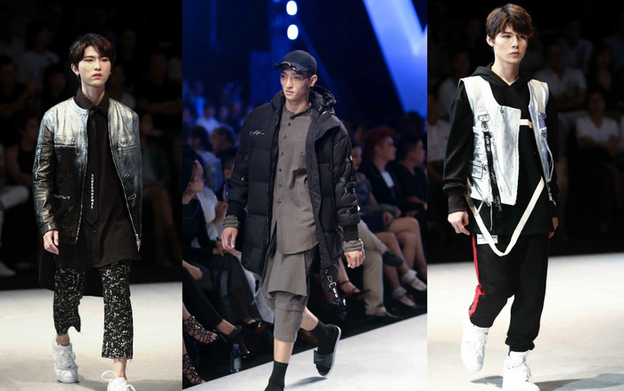 Thành viên Uni5 diện cây đồ 'chất phát ngất', catwalk tự tin giữa dàn mẫu nam cao trên 1m8 Ảnh 2