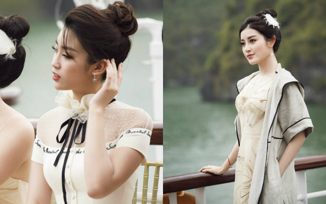 Đỗ Mỹ Linh, Huyền My khoe nhan sắc như thiên thần trên du thuyền 5 sao ở Vịnh Hạ Long Ảnh 2