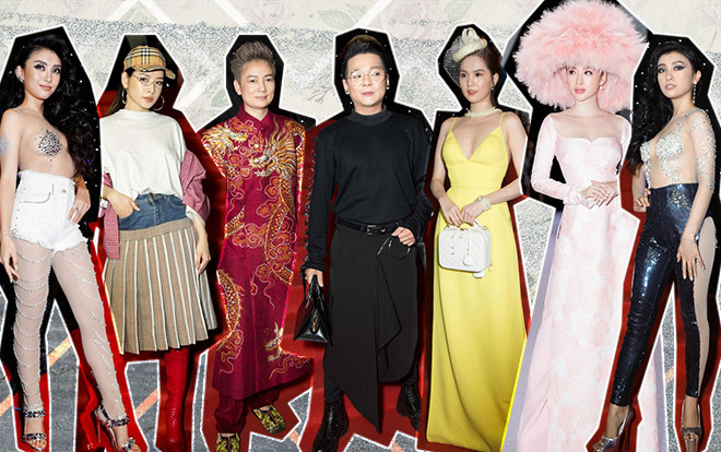 Loạt trang phục 'quái chiêu' khiến sao Việt dù nhan sắc mặn mà đến mấy vẫn chẳng thể đẹp nổi tại VIFW 2018 Ảnh 2