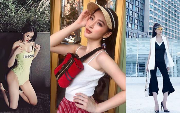 Jolie Nguyễn 'đón đầu' xu hướng mũ lưỡi trai, em gái Angela Phương Trinh đăng ảnh áo tắm, sexy chẳng kém chị ruột Ảnh 2