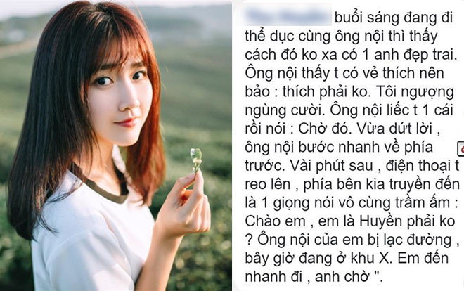 Có một người ông tâm lý đến mức giả bộ lạc đường làm mai cho cháu gái với anh chàng trên phố Ảnh 2