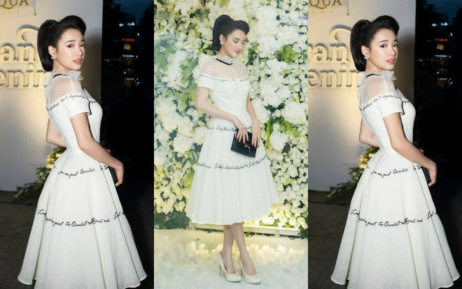 'Bỏ mặc' Trường Giang, Nhã Phương diện đầm trắng xinh như công chúa 'lẻ bóng' đi sự kiện Ảnh 2