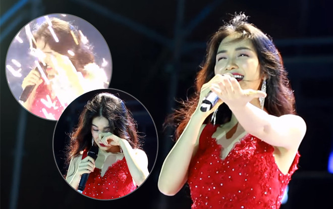 Clip bị pháo bắn vào mắt trên sân khấu, Hòa Minzy vẫn hát như không có chuyện gì Ảnh 2