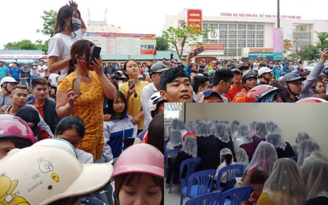 Hàng trăm người dân vây kín xem công an khám xét trụ sở nghi tụ điểm 'Hội Thánh Đức Chúa Trời' Ảnh 2