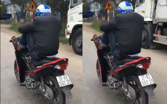 Đã tìm ra danh tính thanh niên tay sử dụng điện thoại, chân điều khiển xe máy trên đường Ảnh 2